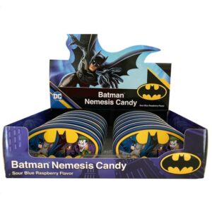 Boston America Batman Nemesis Sour Blue Candy Tin 12ct